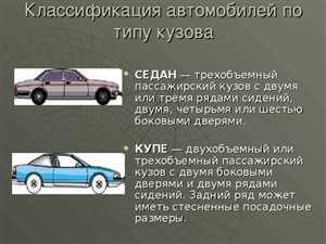 Легковые автомобили - классы и назначение 7 Экологические преимущества