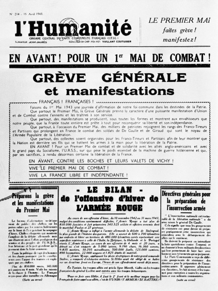 L&rsquo;Humanit&eacute; &mdash; социалистическая традиция Парижа, Франция