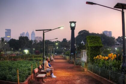 Парк Бомбей Хортикалчер Гарден в Мумбаи (Индия)