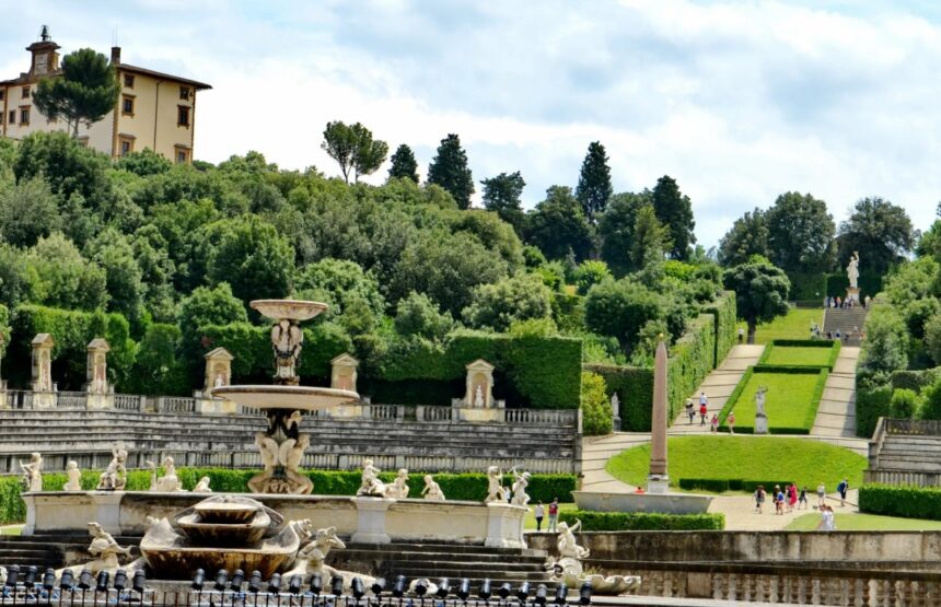 Ностальгия в саду Боболи во Флоренции