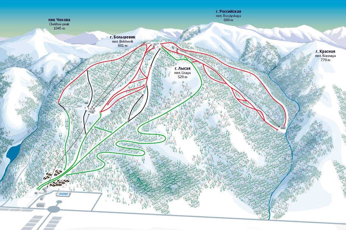 Горнолыжный курорт Горный воздух — спорт и виды 6 Лучшие сезоны для посещения: когда планировать поездку