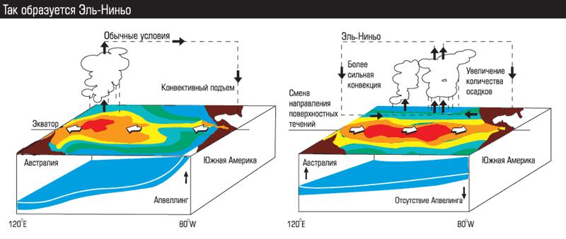 Погода при эффекте Эль-Ниньо причины и глобальные последствия 6 Риски наводнений