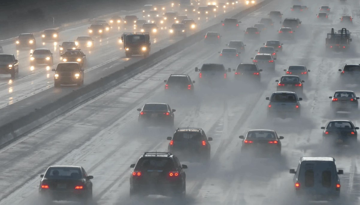 Погода при нулевой видимости когда не видно даже фар