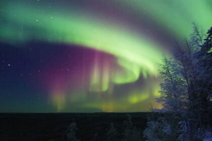 Погода при появлении северного сияния почему светится небо