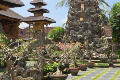 Спокойствие сада Сингараджа в Бали (Индонезия)