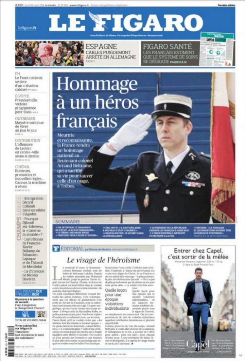 Le Figaro — стиль Парижа, Франция, в каждом выпуске 6 Тренды от именитых брендов