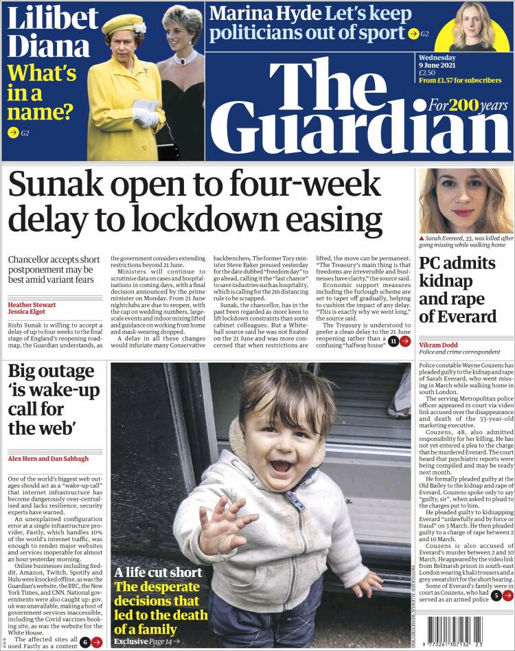 Сравнение The Guardian с другими британскими изданиями