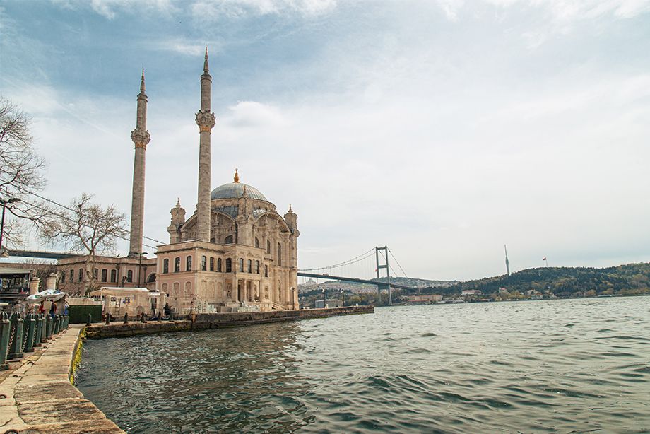 Ортакёй - мечеть и кафе у воды 4 Кафе у воды