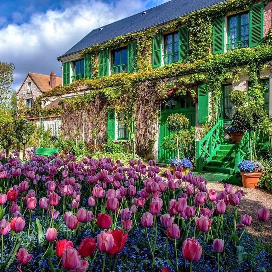 Монетов сад в Живерни — вдохновение для импрессионистов (Франция) Монетов сад в Живерни — вдохновение для импрессионистов (Франция)