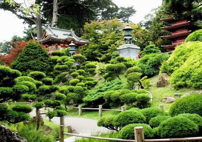 История японского чайного сада в Сан-Франциско