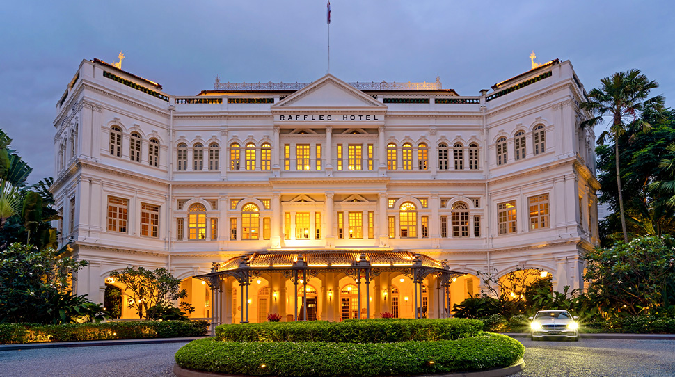 Что ждет вас в Raffles Hotel в Сингапуре - чай, колониальный стиль и легенды 5 Секреты комфортного пребывания в Raffles Hotel