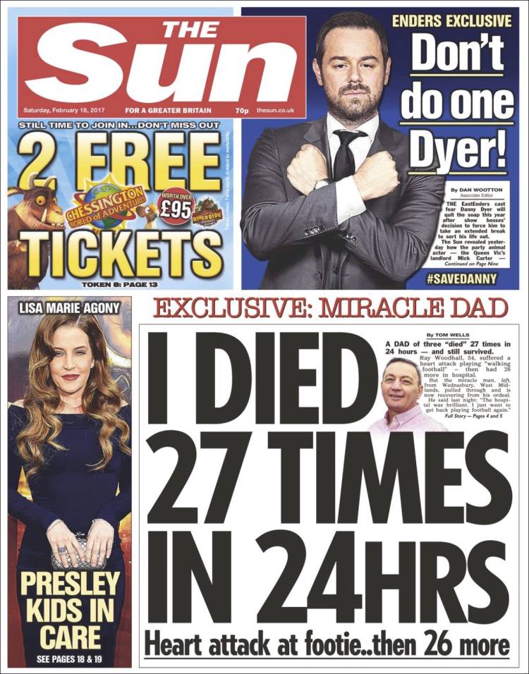 Уникальный стиль подачи новостей The Sun