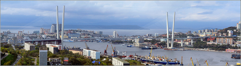 Мост Золотого Рога - транспорт и панорамы Мост Золотого Рога: транспорт и панорамы